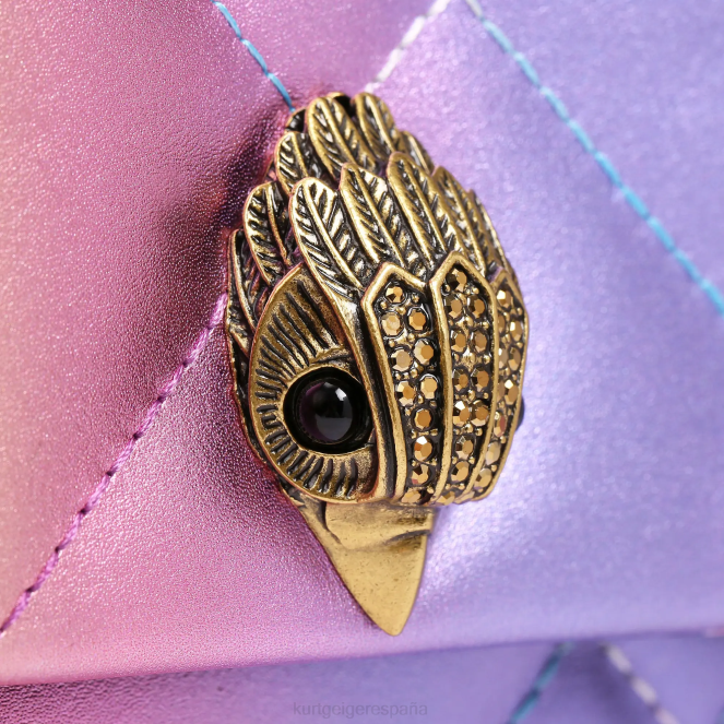 Kurt Geiger mujer Londres grande Kensington suave 2LPR94 | bolsas combinación rosa